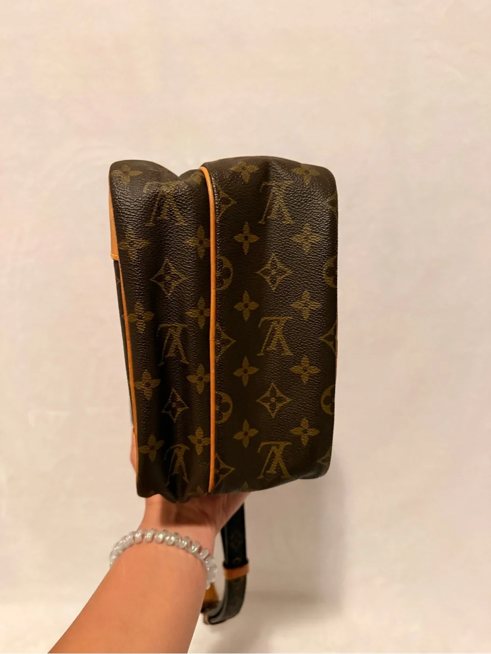 Louis Vuitton Amazone Shoulder Bag GM Brown Canvas 881 TH